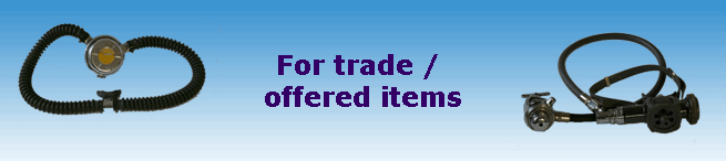 For trade / 
offered items